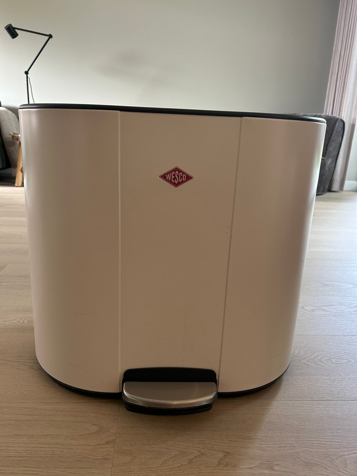 Wesco Multi Collector 2 prullenbak - 2x25 liter, Ophalen, 50 – 75, Gebruikt, Met pedaal