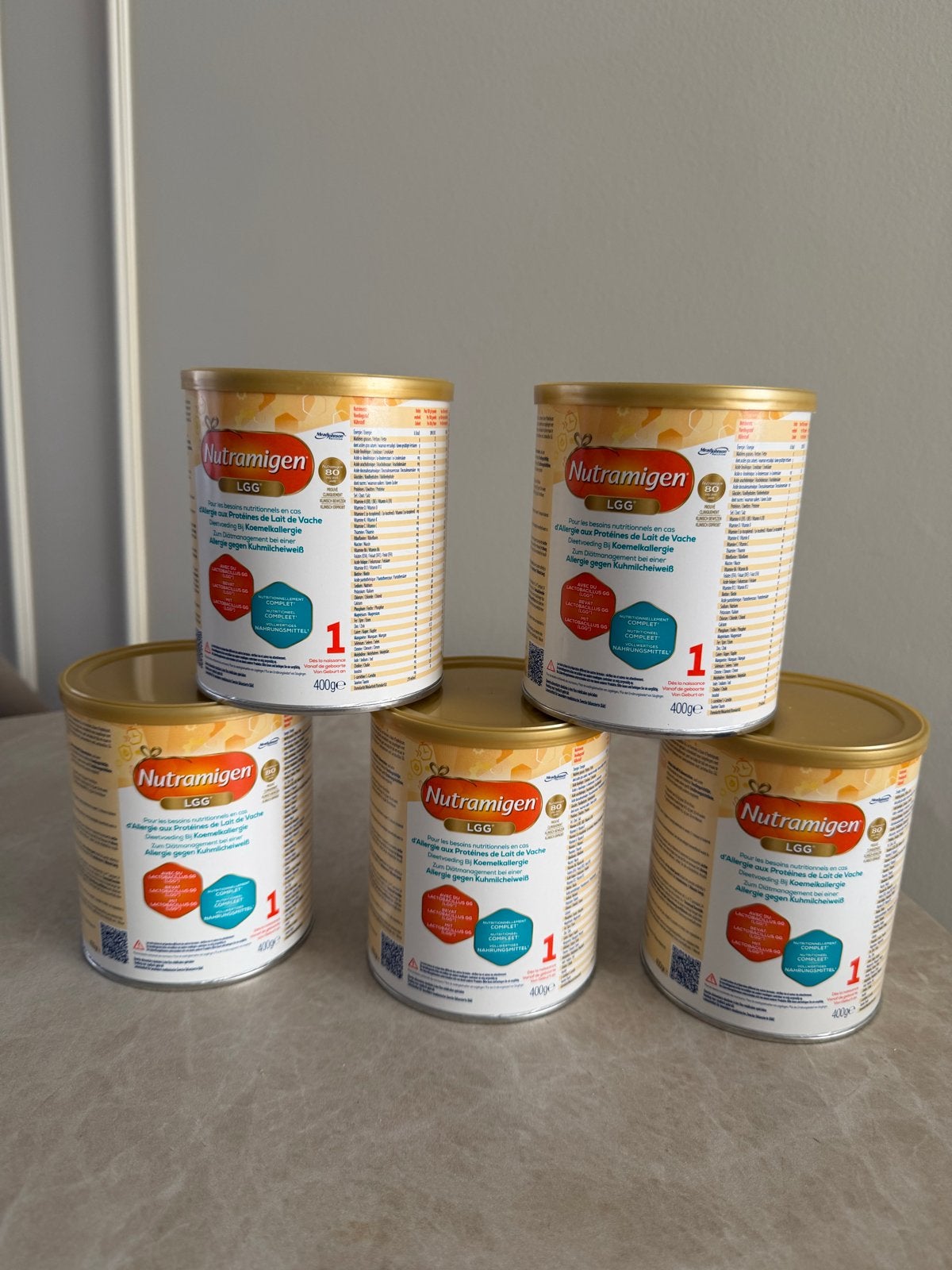 Nutramigen LGG Hypoallergene Zuigelingenvoeding (5x 400g), Ophalen, Nieuw, Overige typen, Overige merken