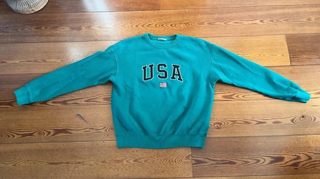America Today Groene Trui Maat M, Ophalen of Verzenden, Zo goed als nieuw, Maat 38/40 (M), Groen