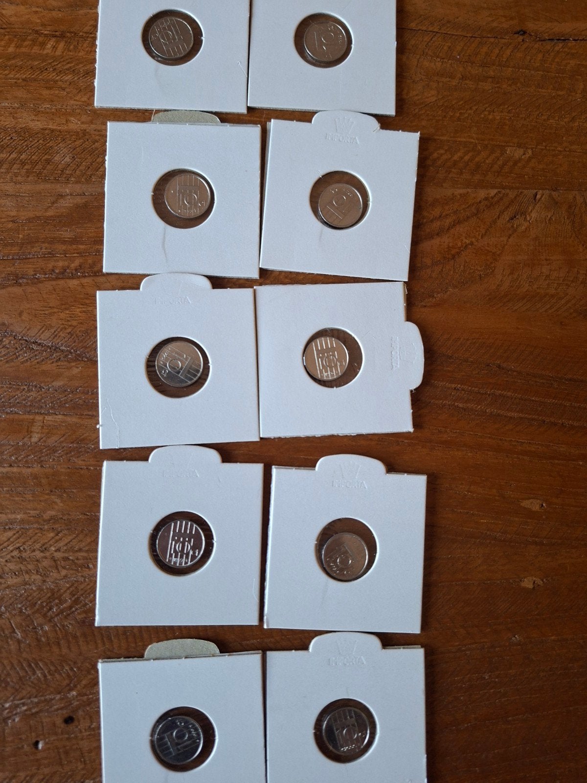Diverse dubbeltjes muntmapjes, Ophalen of Verzenden, Koningin Beatrix, 10 cent, Losse munt