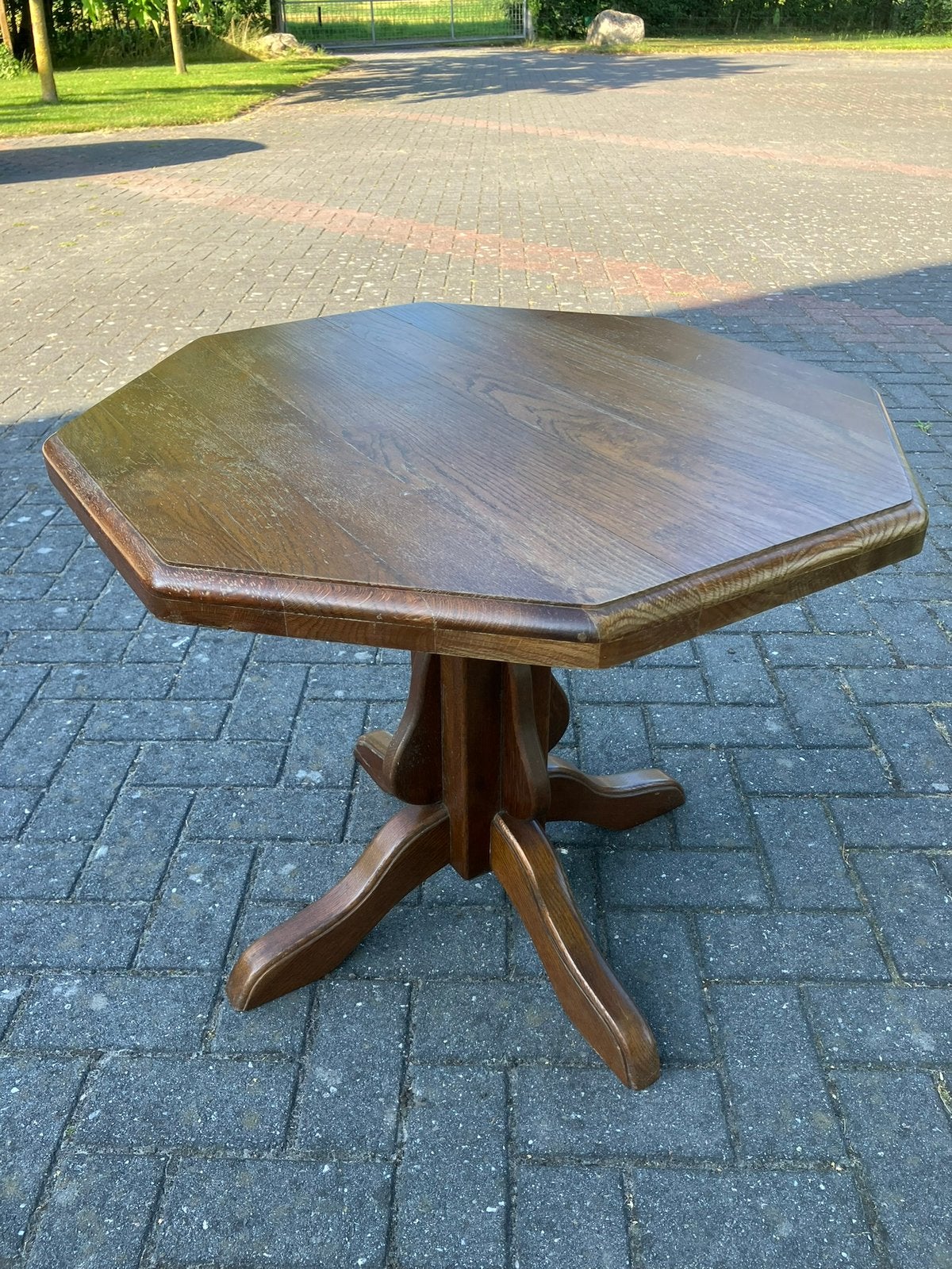 Eikenhouten Salontafel, Ophalen