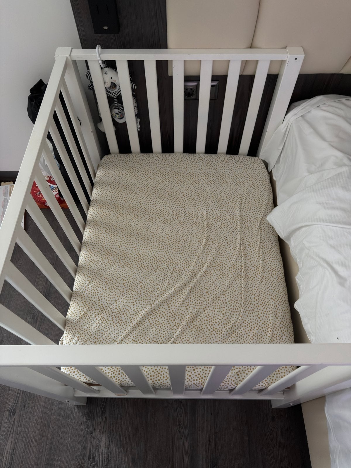 Bopita babybed/co-sleeper met matras en 2 hoogtes, Ophalen, Gebruikt, Ledikant