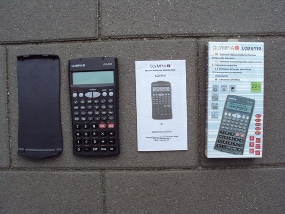 technisch wetenschappelijke rekenmachine Olympia LCD-8110, Diversen, Ophalen of Verzenden, Zo goed als nieuw