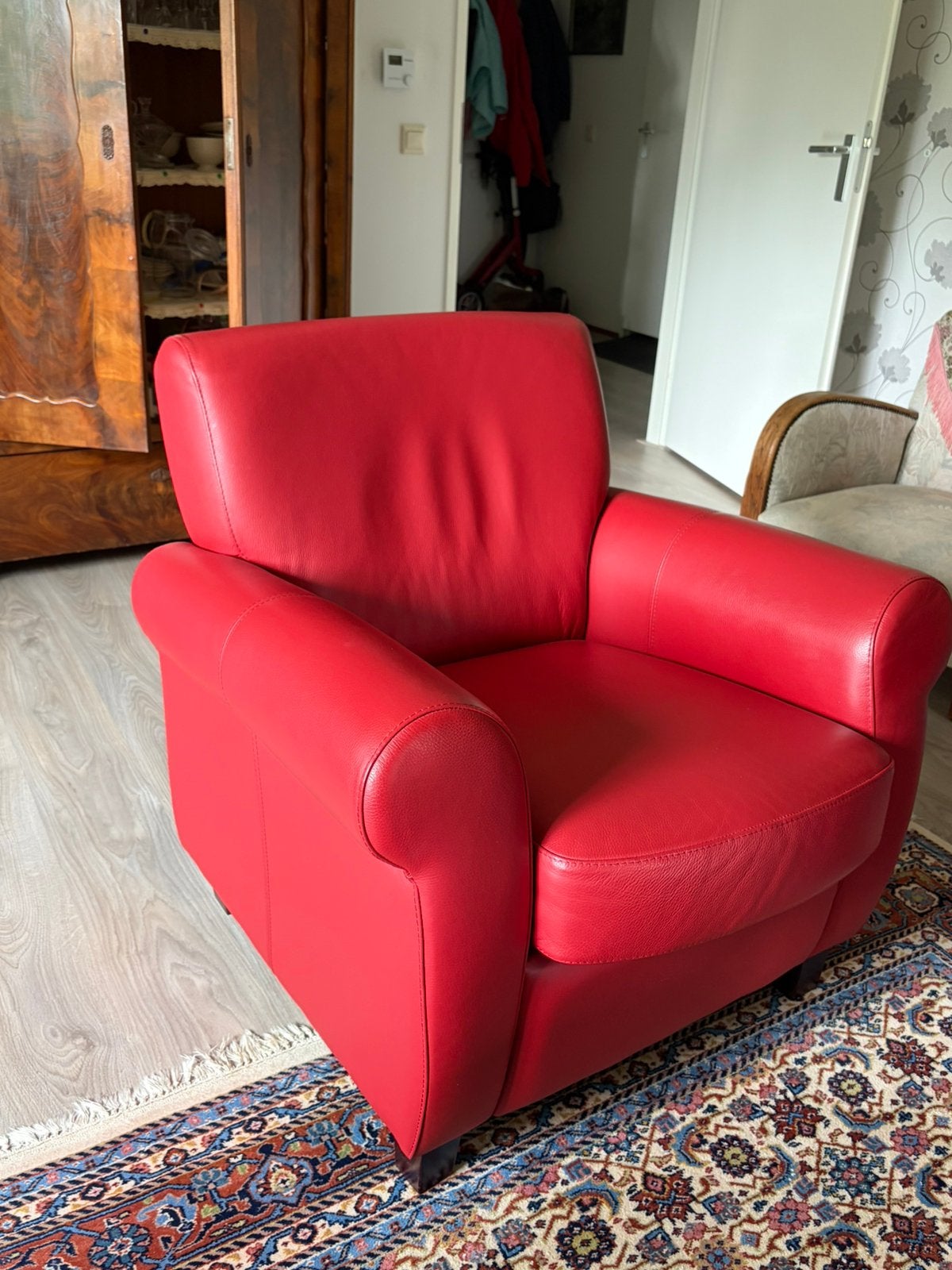 GRATIS 2 leren nieuwe fauteuil, Ophalen, 75 tot 100 cm, Leer, 75 tot 100 cm