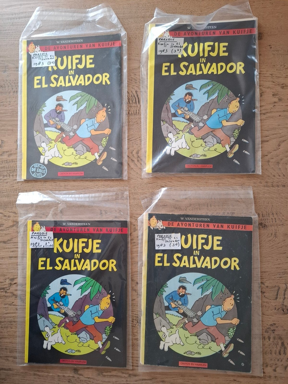 Kuifje ~ Complete serie Kuifje in El Salvador, Boeken, Stripboeken, Complete serie of reeks, Ophalen of Verzenden, Zo goed als nieuw