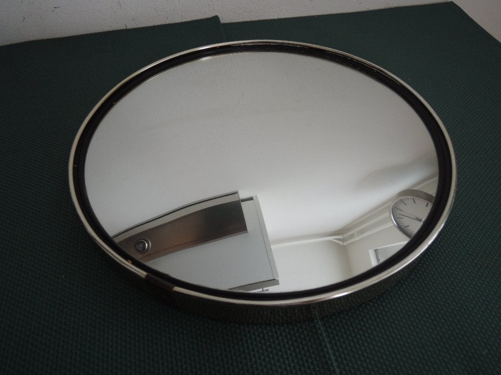 Ronde bolle spiegel, Minder dan 50 cm, Rond, Ophalen of Verzenden, Zo goed als nieuw