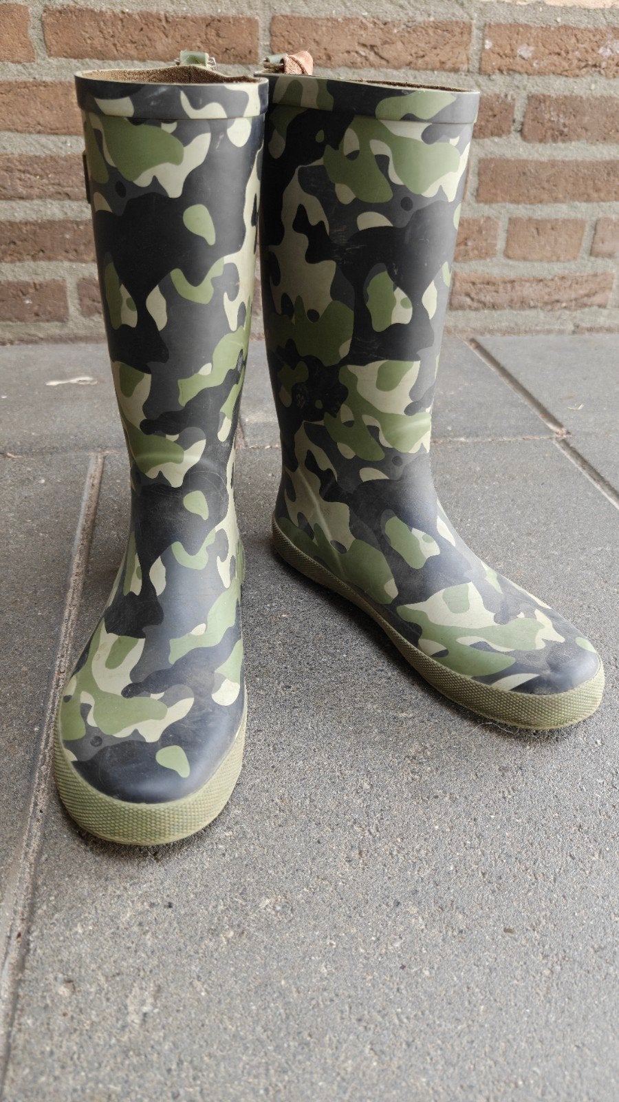 Bisgaard regenlaarzen camouflage, Ophalen, Gebruikt, Jongen of Meisje, Laarzen