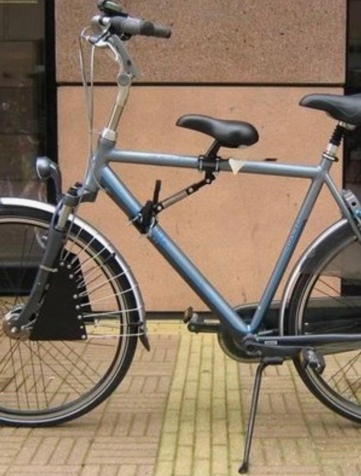 Kinderzadel op stang met bevestiging model 5, Voorzitje, Ophalen of Verzenden, 0 t/m 13 kg, Gebruikt