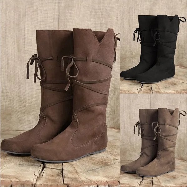 Middeleeuwse heren laarzen (mannen schoenen larp steampunk), Verzenden, Nieuw, Overige kleuren, Boots