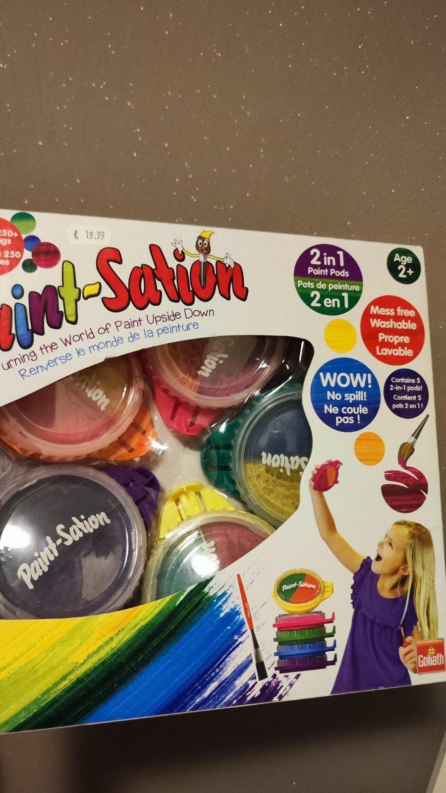 Paint-Sation verfset voor kinderen - Knoeit niet!, Ophalen of Verzenden, Nieuw, Overige typen