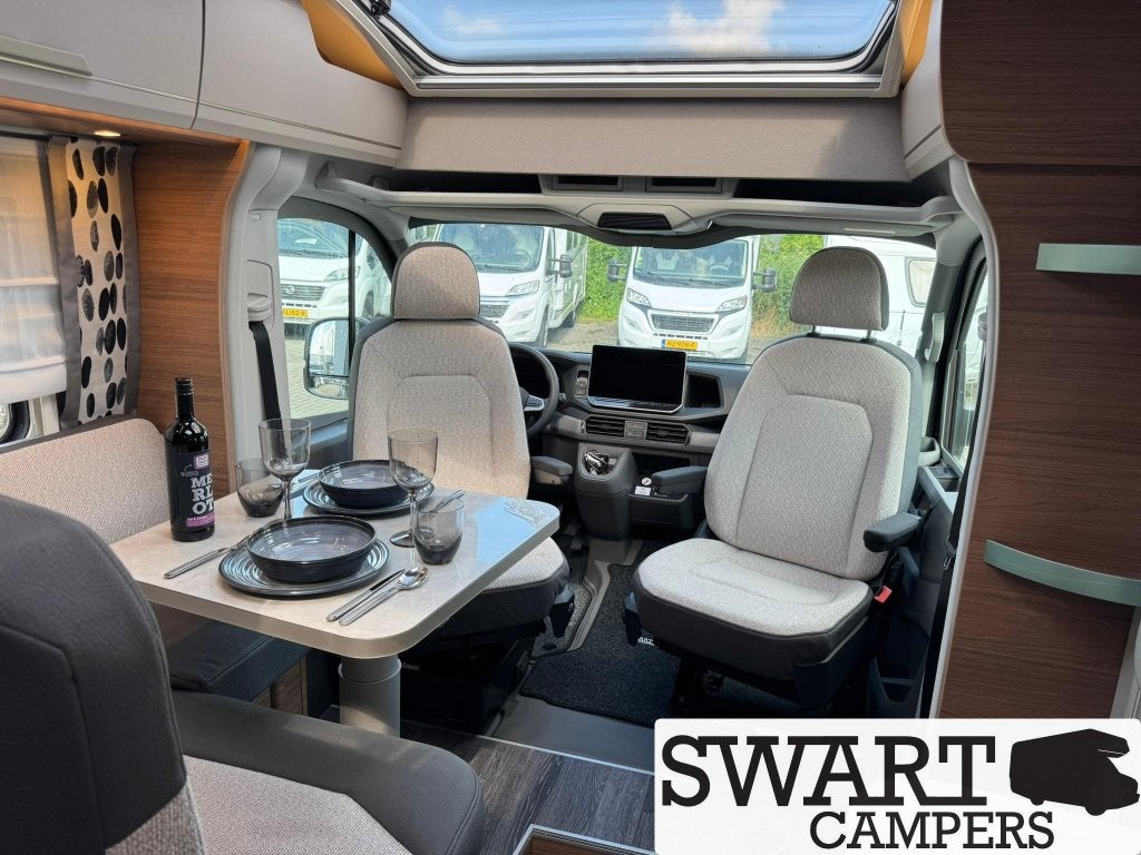 Knaus Van TI VW 640 MEG Vansation, Crafter 163 pk automaat, Caravans en Kamperen, Campers, Automaat, Standaard zit, Koelkast, Tot en met 2