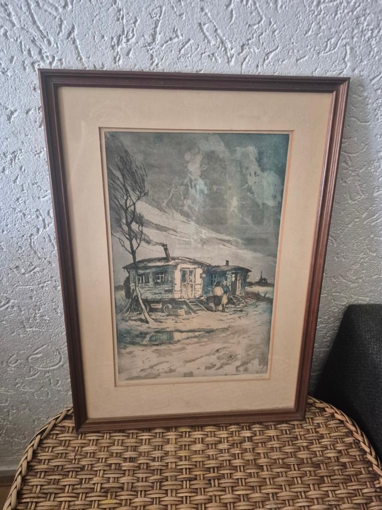 Ets zigeunerwagens., Antiek en Kunst, Ophalen of Verzenden
