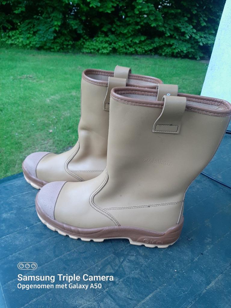 Werklaars jallatte  jalaska cap maat 44, Tuin en Terras, Werkkleding, Ophalen, Laarzen