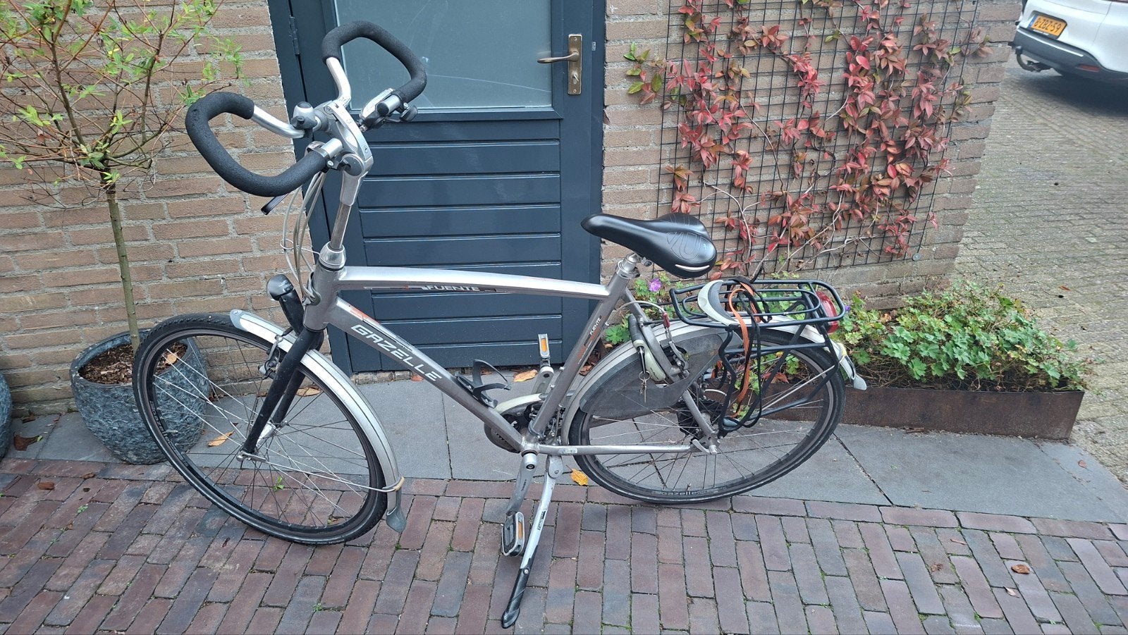 Gazelle Fuente herenfiets - Goed onderhouden, Ophalen, Gebruikt, Velgrem, Versnellingen