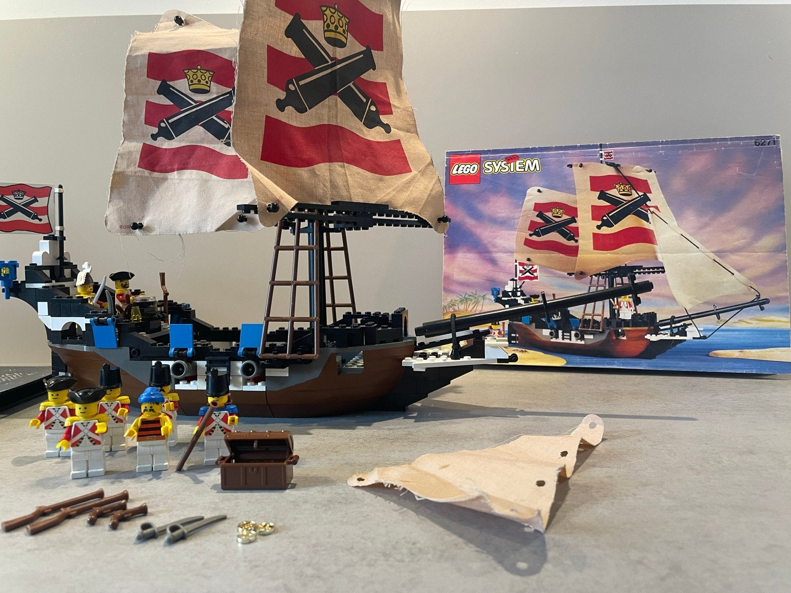 Lego System 6271 Piratenschip Imperial Flagship, Ophalen of Verzenden, Gebruikt