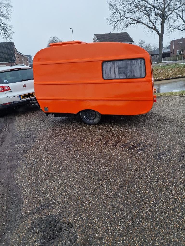 Trike caravan, Ophalen, Gebruikt