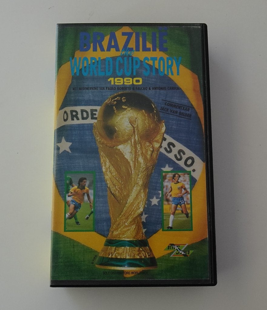 Brazilië : The World Cup Story 1990 op VHS, Cd's en Dvd's, Alle leeftijden, Ophalen, Zo goed als nieuw