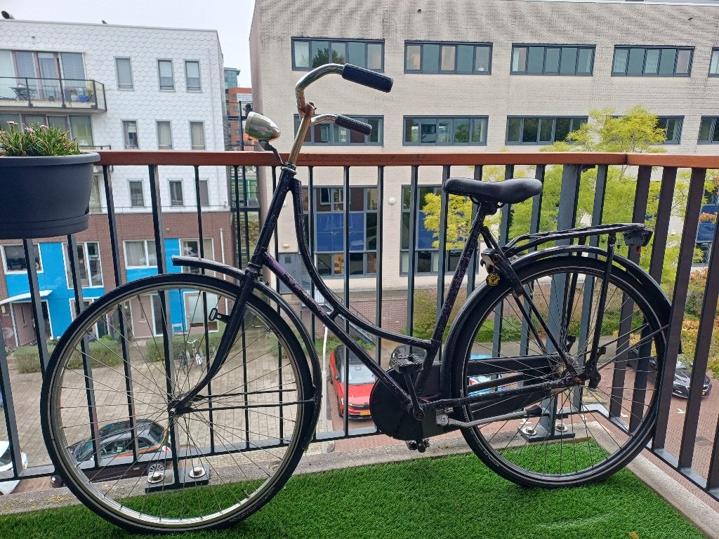 Oma fiets, Ophalen, Gebruikt, Terugtraprem