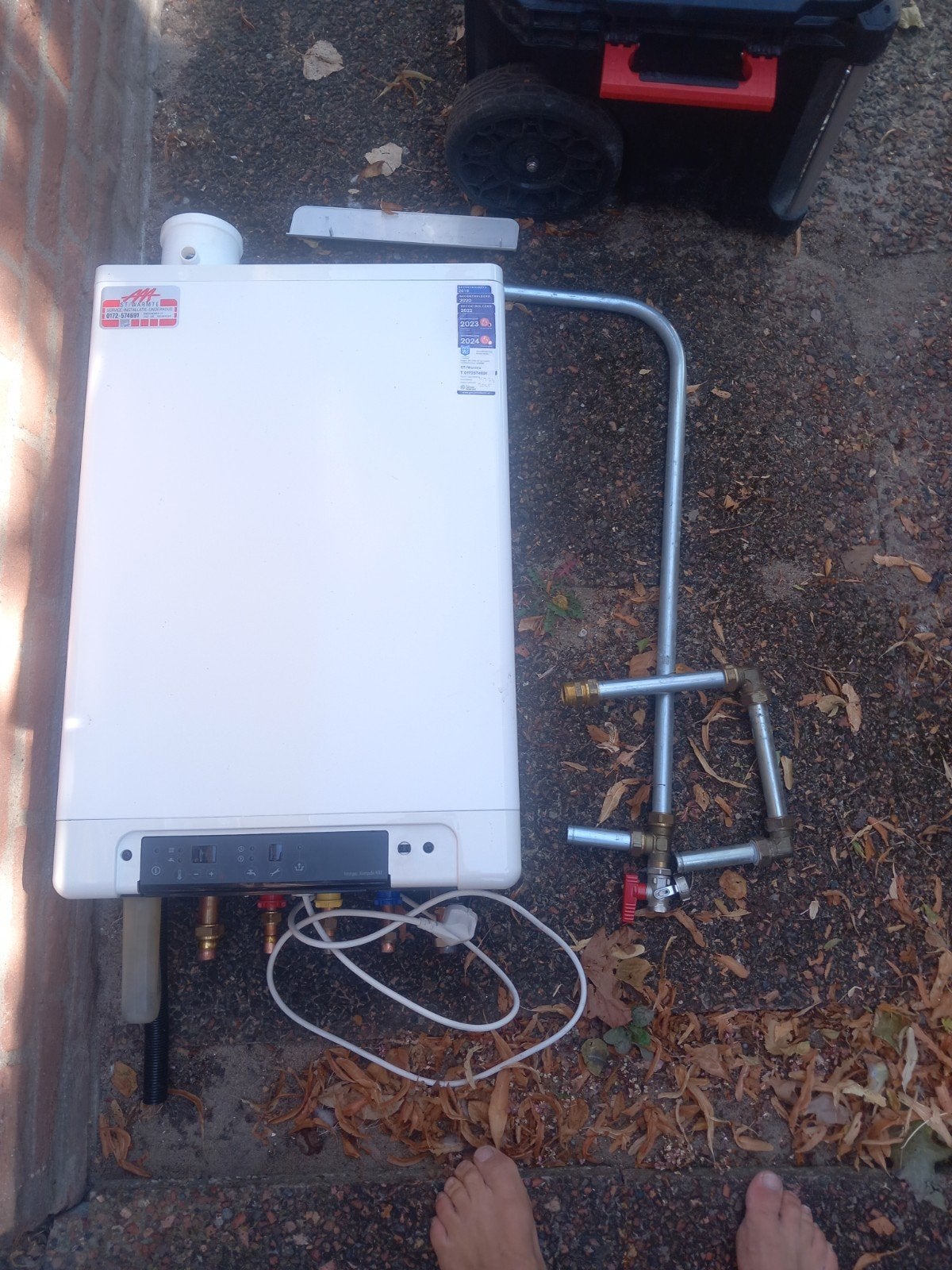 boiler merk intergas, Ophalen, Gebruikt, Boiler, 6 t/m 10 jaar oud