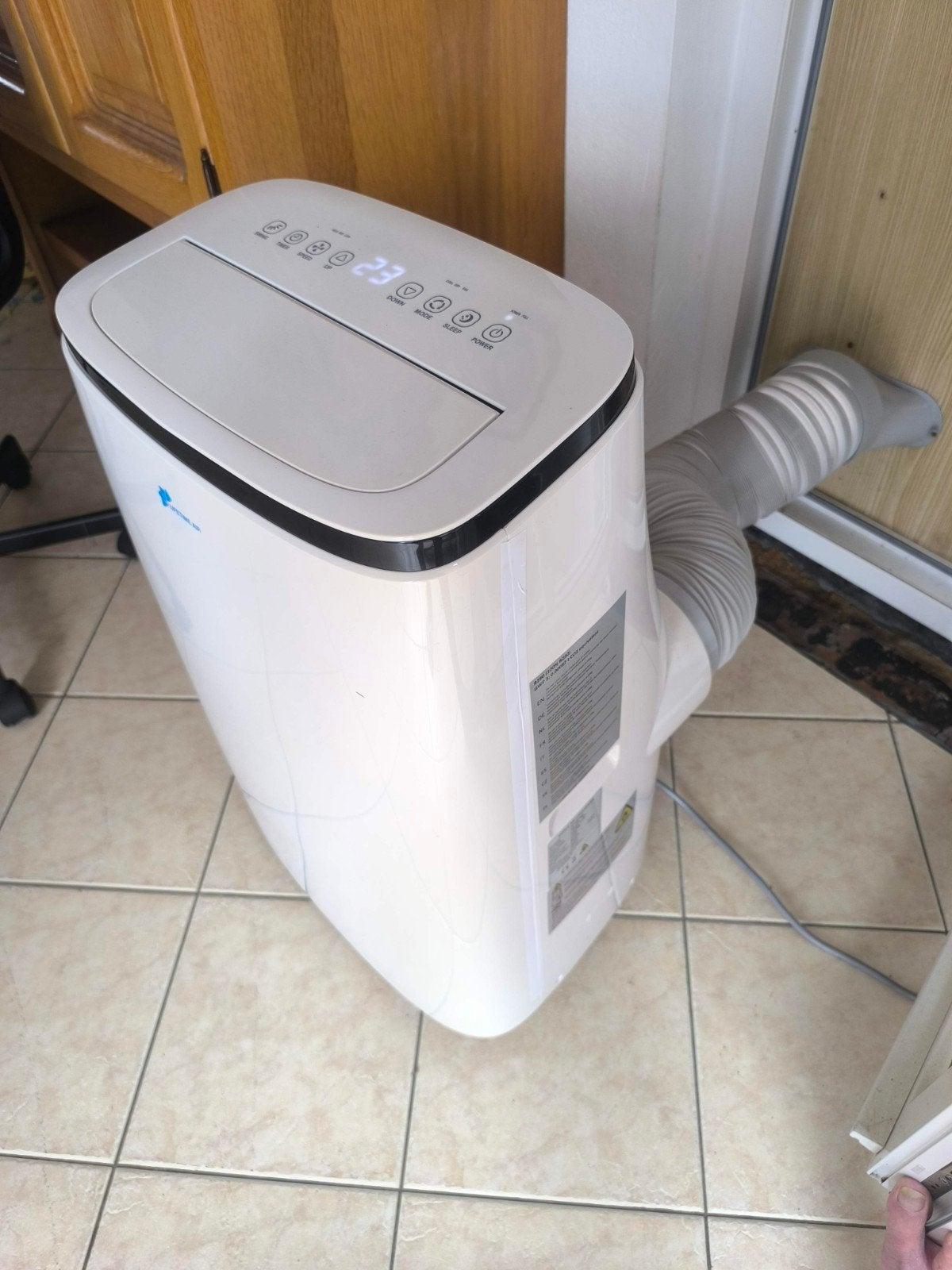 Lifetime Air Mob. Airco 4.7kW - Koelen, Ontvochtigen, Vent, Ophalen, Energieklasse A of zuiniger, 3 snelheden of meer, Zo goed als nieuw