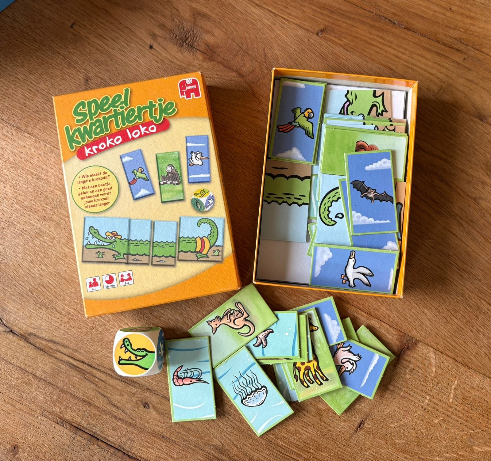 Speelkwartiertje kroko loko - Jumbo, Een of twee spelers, Ophalen of Verzenden, Gebruikt, Jumbo spellen