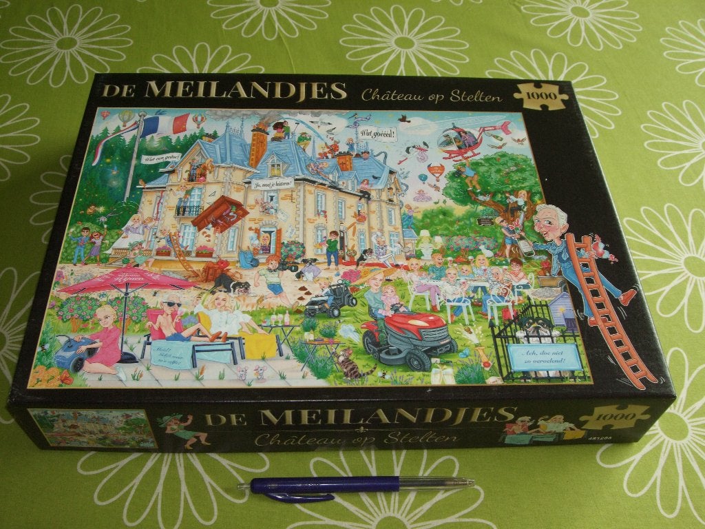 Nieuw: De Meilandjes - Chateau op Stelten - 1000 stukjes, Ophalen of Verzenden, 500 t/m 1500 stukjes, Zo goed als nieuw, Legpuzzel