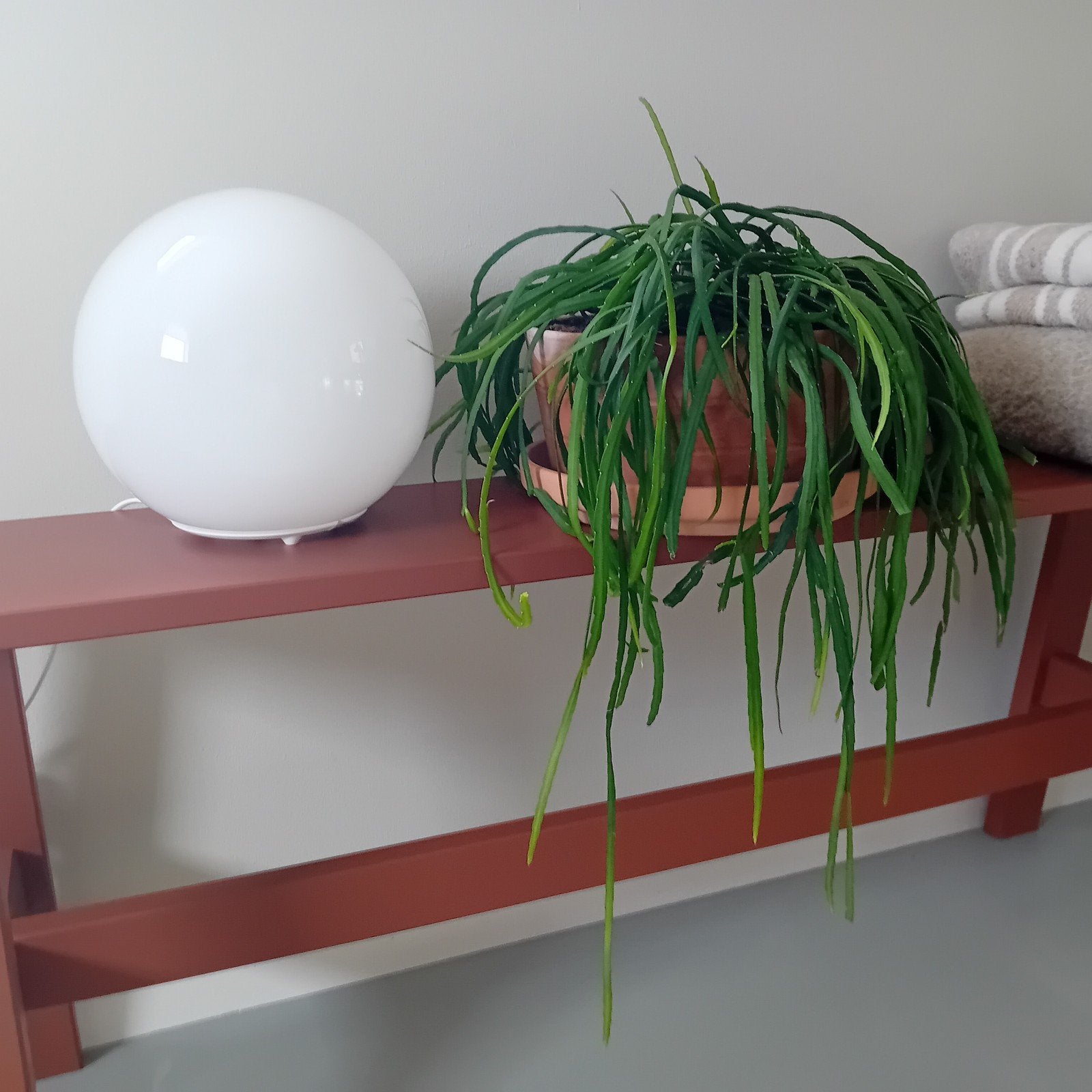 Zgan bollamp lamp tafellamp, Ophalen of Verzenden, Zo goed als nieuw