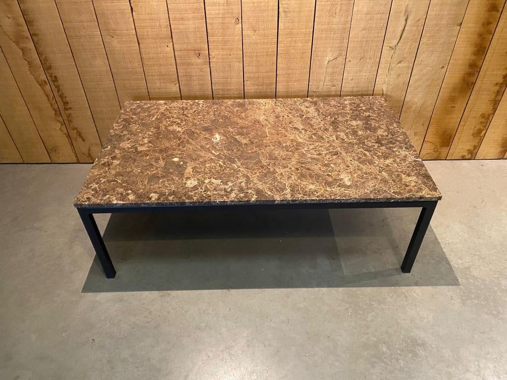 Marmeren salontafel – 120x70x40cm, Ophalen, 100 tot 150 cm, Overige materialen, Nieuw