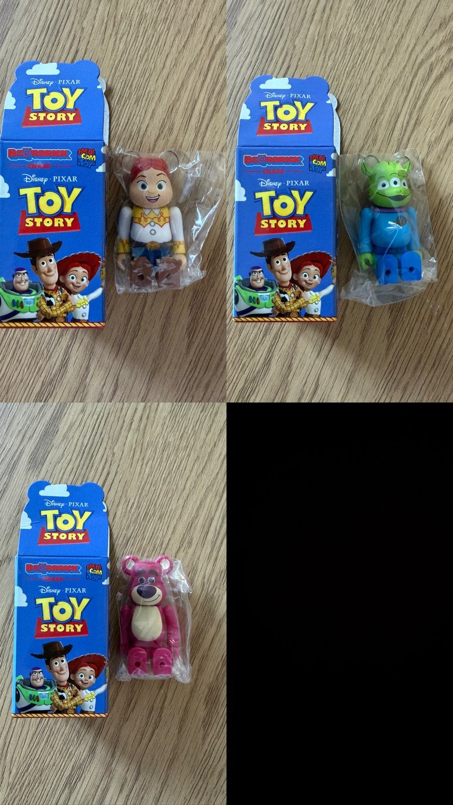 Toy Story Bearbrick set: Jessie, Lotso en Alien (3 stuks), Ophalen of Verzenden, Nieuw