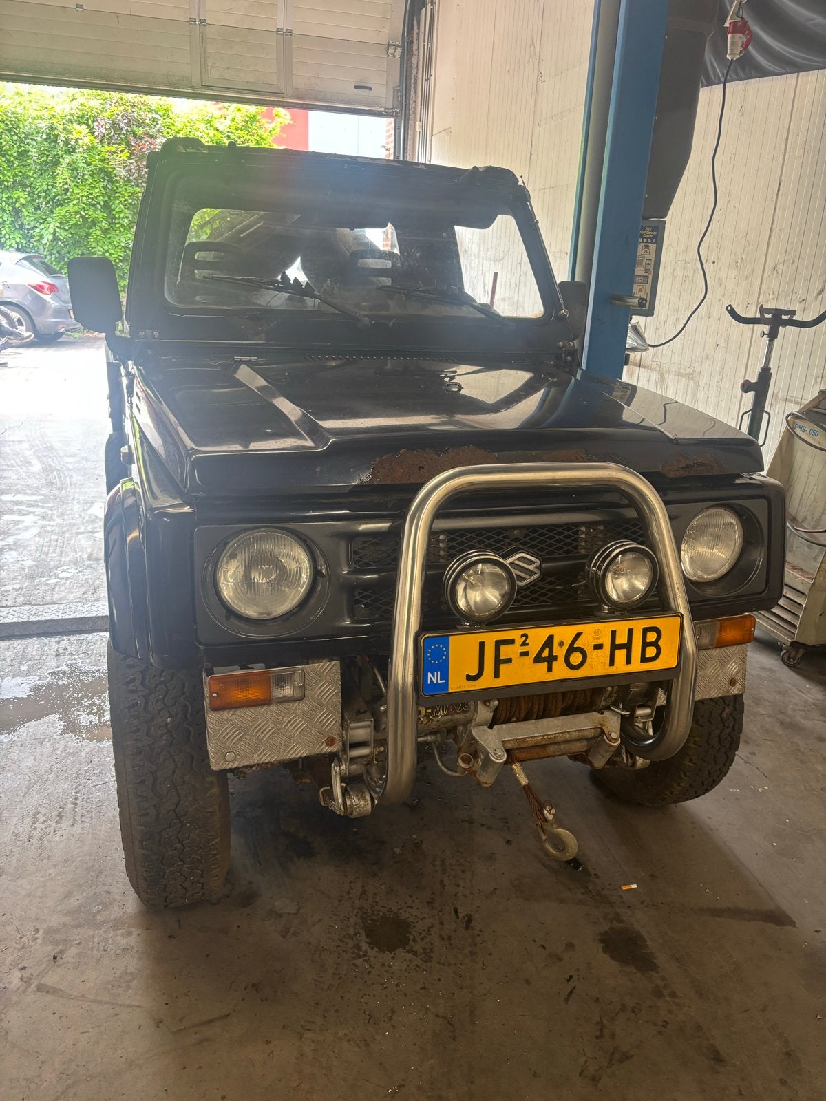 Suzuki samoerai, Sj-410 1.0 V Gesl 4WD 1983 Blauw, Auto's, 970 cc, 46 pk, 750 kg, 4 cilinders