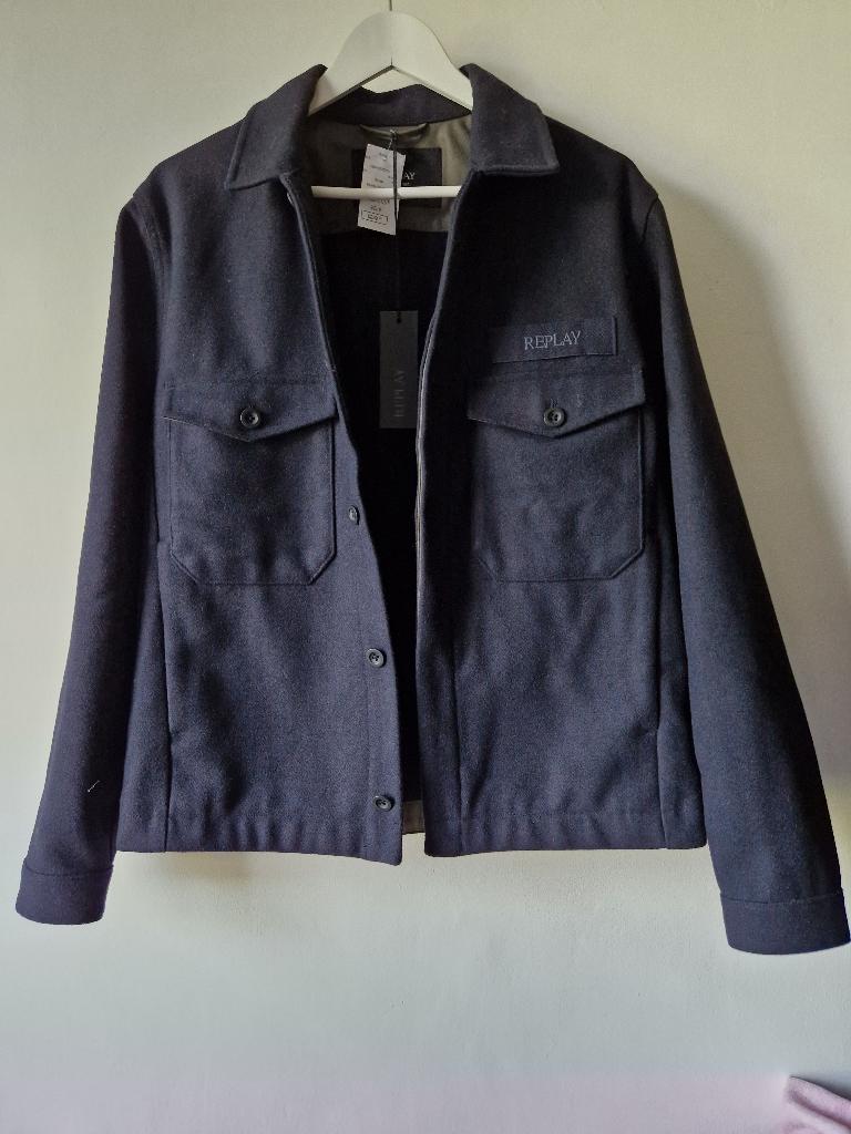 Nieuwe Replay heren jas mt M, Kleding | Heren, Jassen | Winter, Maat 48/50 (M), Zwart, Nieuw, Ophalen of Verzenden