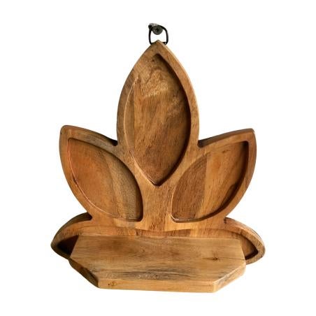 Lotus wallhanger 30x10H30, Ophalen, 30 cm, 30 cm, Wandhanger