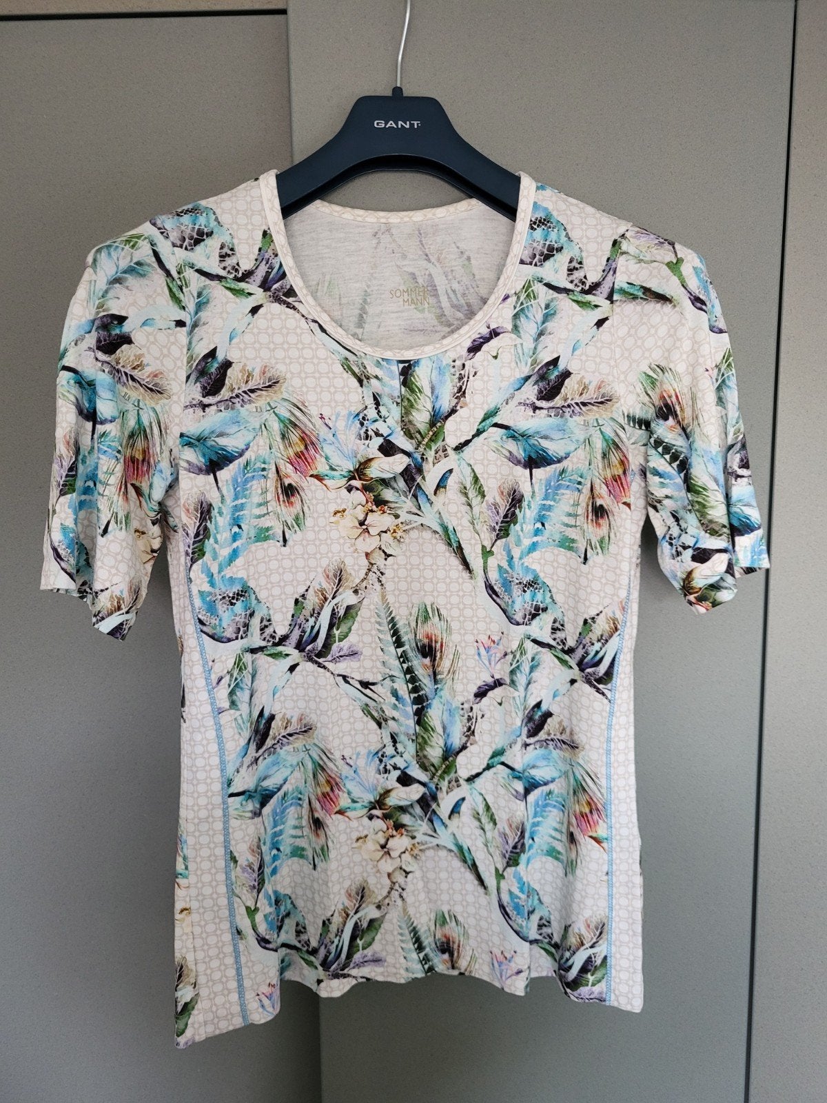 Sommermann T-shirt met korte mouwen en print, maat 38, Maat 38/40 (M), Ophalen of Verzenden, Zo goed als nieuw, Korte mouw