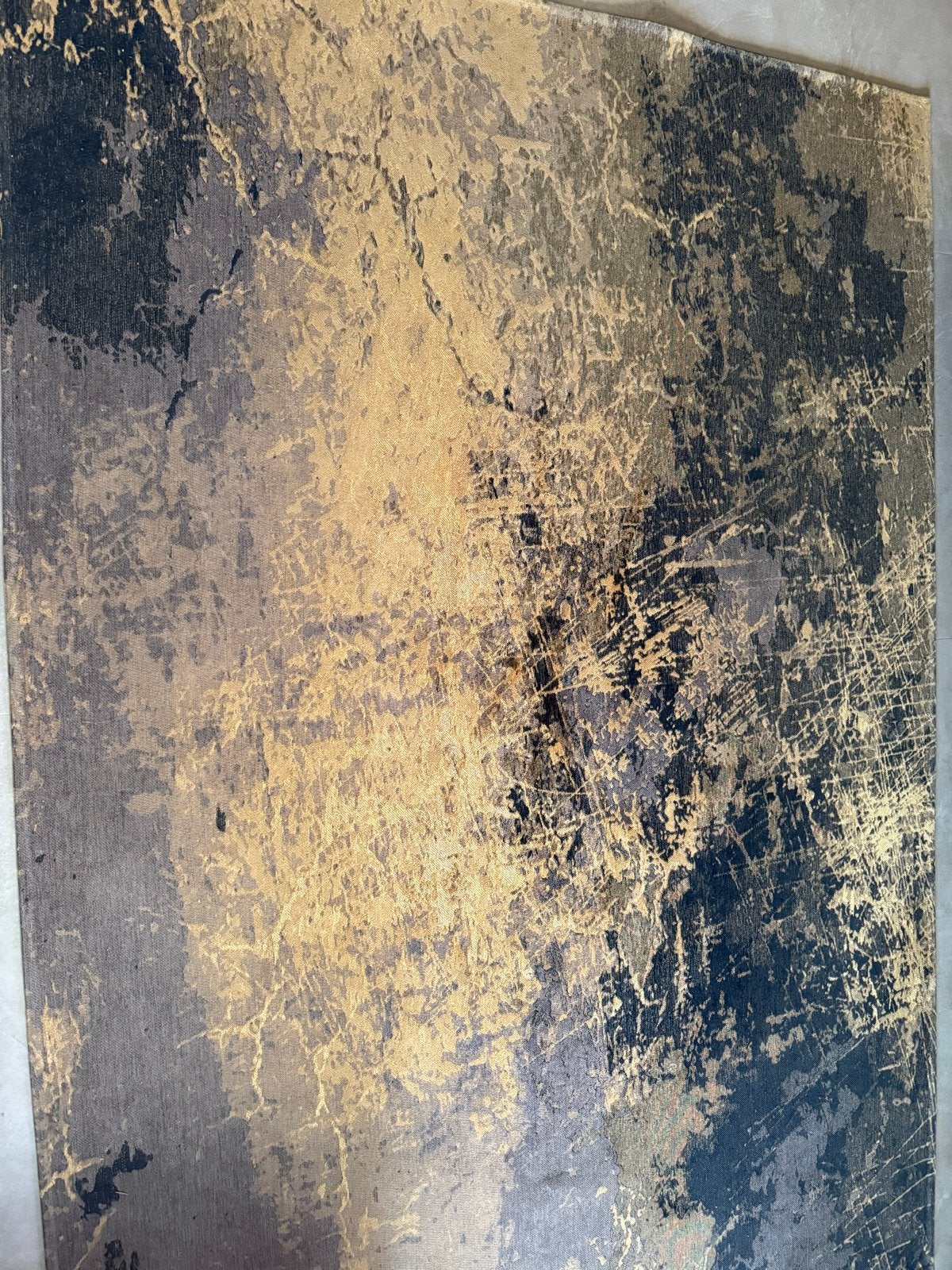 Louis de Poortere Mad Men Deep by Mine tapijt 200x280cm, Ophalen, Zwart, Zo goed als nieuw, 200 cm of meer