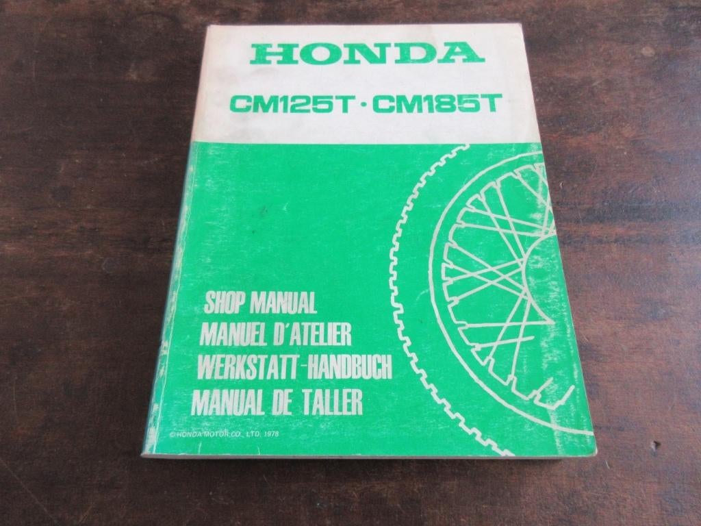 Honda CM125T CM185T werkplaatshandboek manual, Motoren, Ophalen of Verzenden, Honda