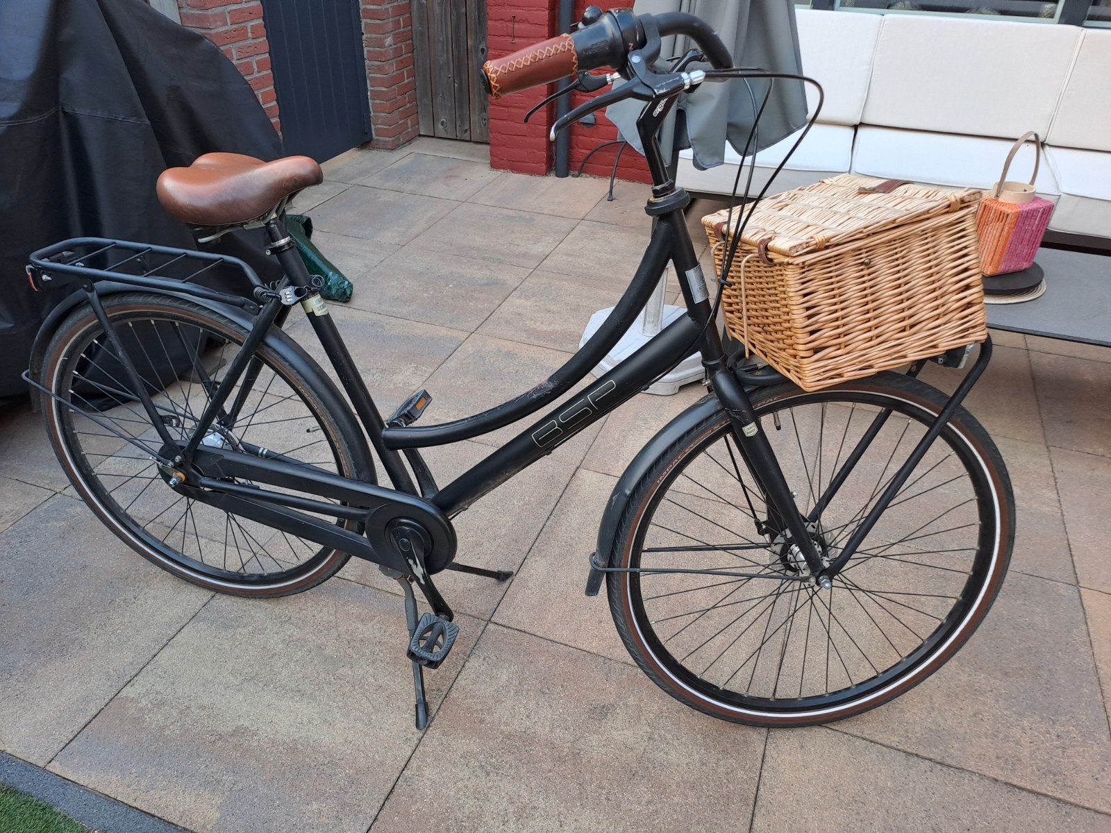 Dames fiets, Ophalen, Gebruikt, Trommelrem, Versnellingen