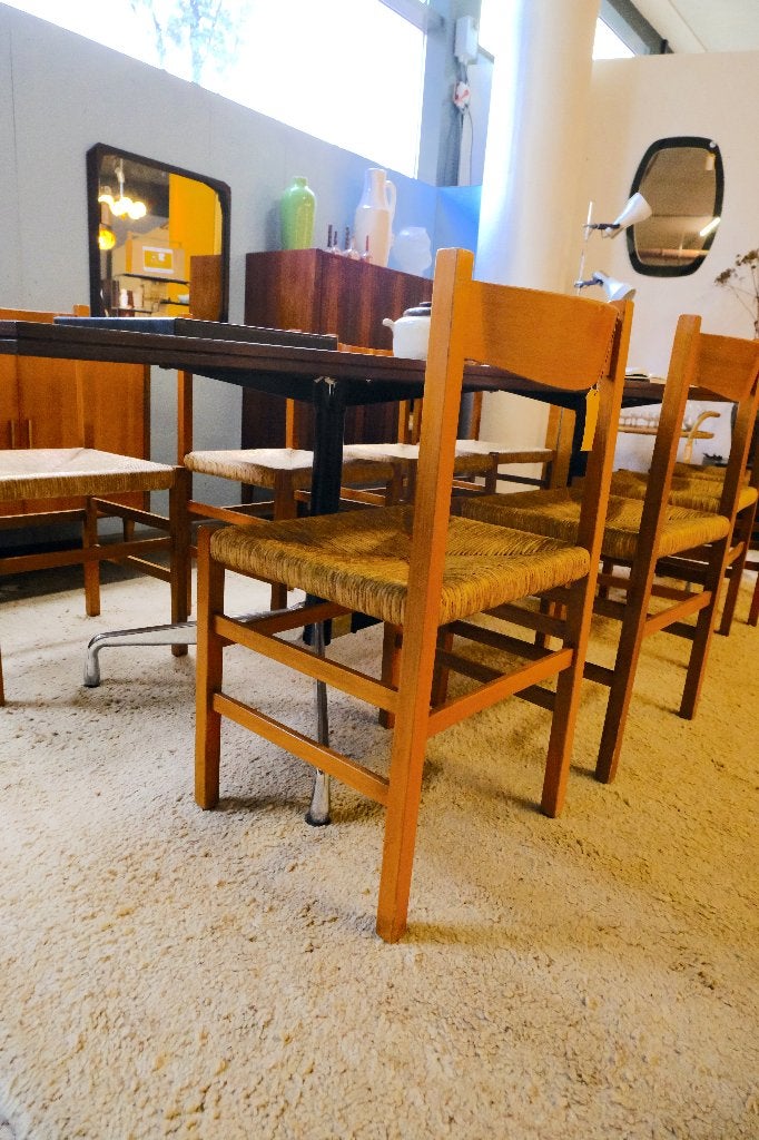 Tafel (Vitra, Eames, segmented table, wenge, oak), Ophalen, Eikenhout, 200 cm of meer, 50 tot 100 cm