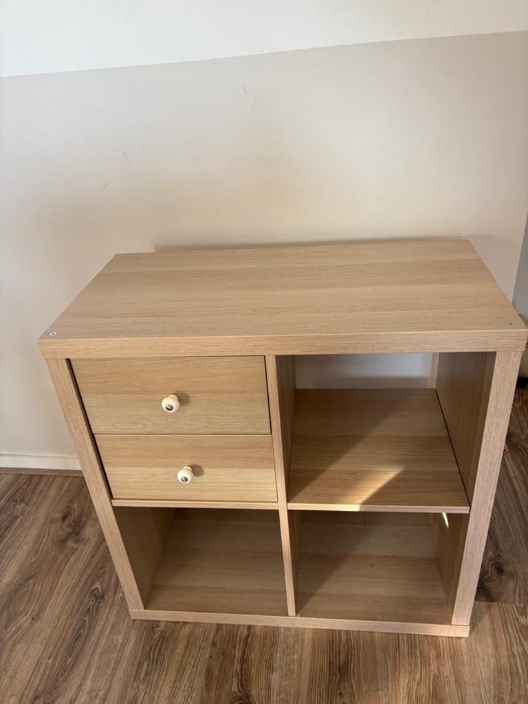 IKEA KALLAX Kast, licht eiken, Ophalen, Zo goed als nieuw