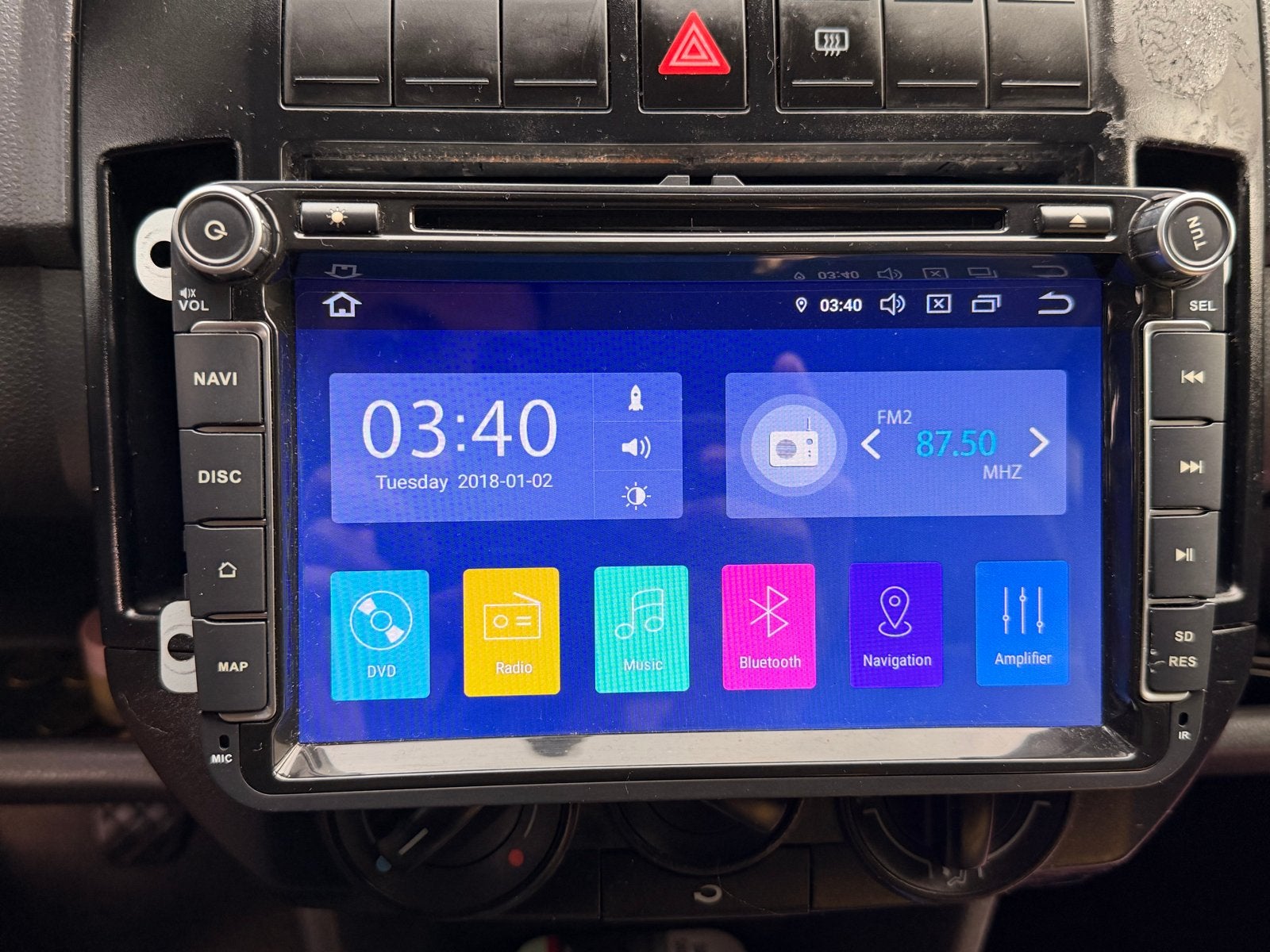 XTRONS Android radio PX3 2GB/16GB Android 9 voor VW Golf 5/6, Ophalen of Verzenden, Gebruikt