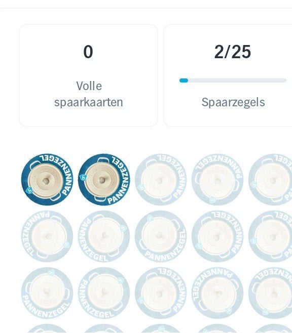 2 alberthein pannen zegels digitaal, Verzamelen, Albert Heijn, Ophalen of Verzenden