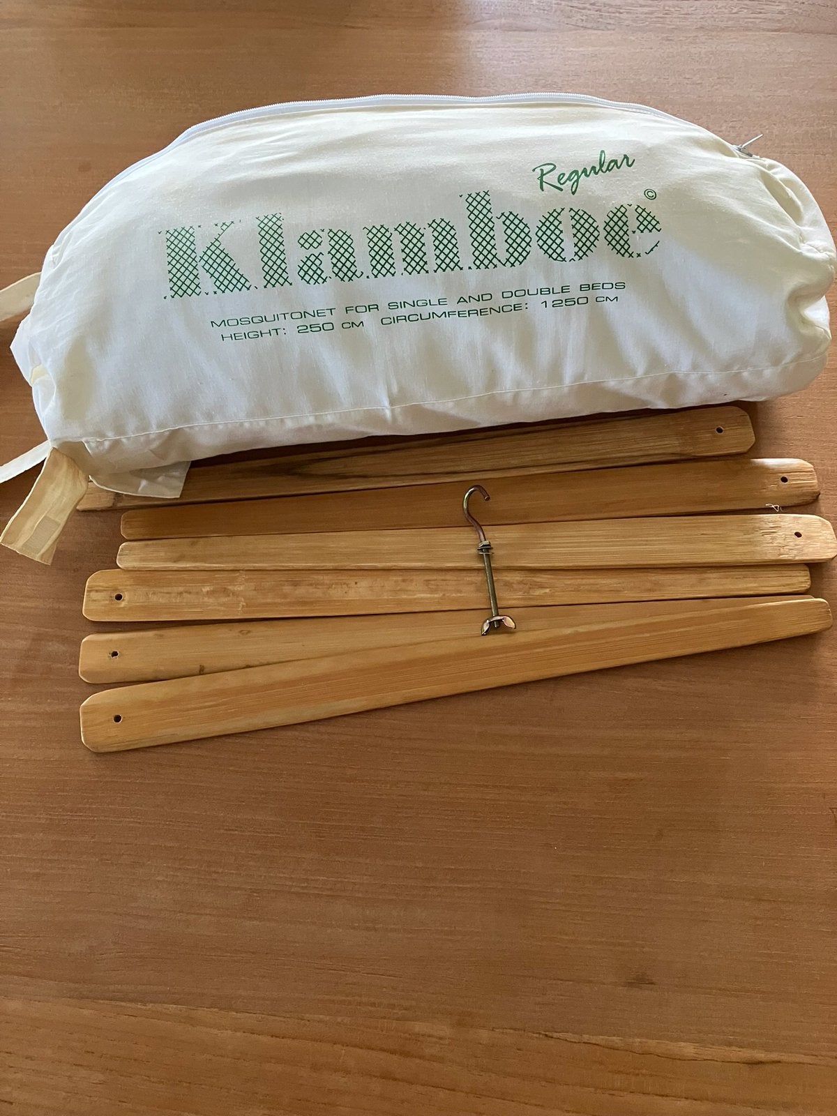 Klamboe 1 of 2 personen, Ophalen, Zo goed als nieuw, Tweepersoons, Hout