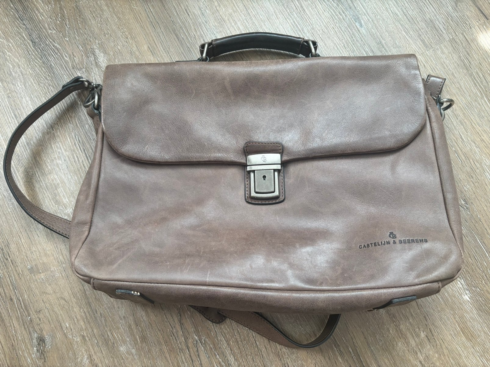 Laptoptas Castelijn en Beerens moccabruin, 15 inch, Overige typen, Ophalen of Verzenden, Castelijn & Beerens