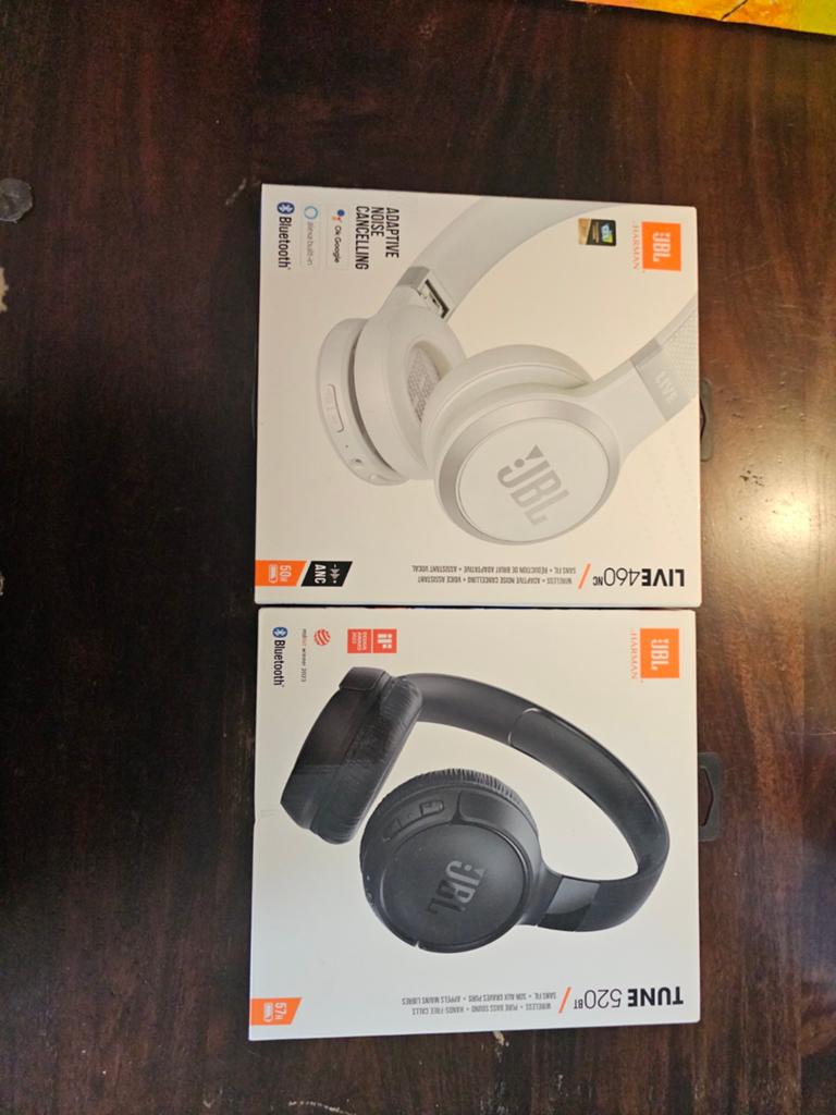 JBL LIVE 460NC Wit & JBL Tune 520BT Zwart - Nieuw in doos, Audio, Tv en Foto, Koptelefoons, Ophalen of Verzenden, Nieuw, Overige merken