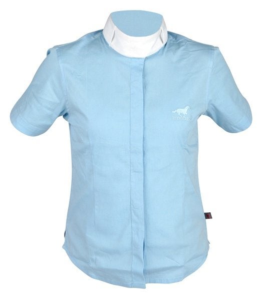 Blauwe Red Horse wedstrijdblouse maat XS S en M, Blauw, Amperestraat 15-17, 8013 PT Zwolle, Red Horse, Sneldrogend