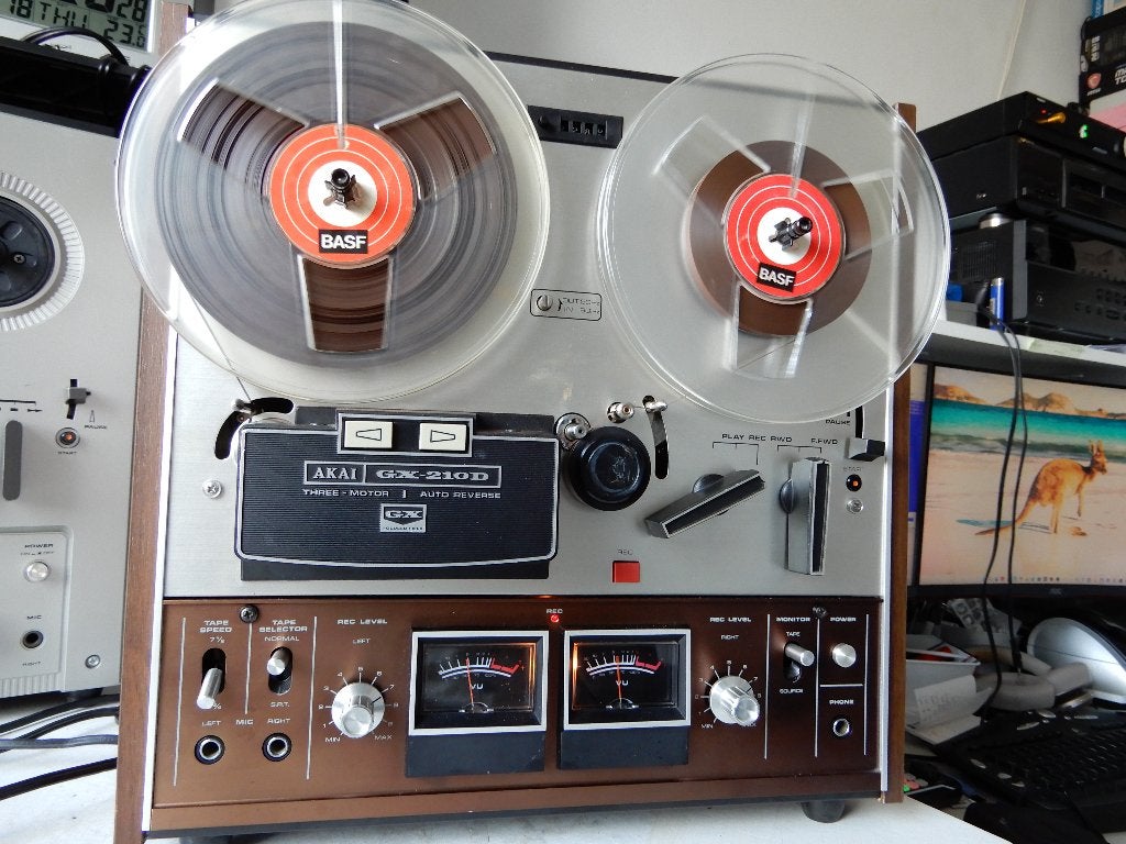 Akai GX-210D autoreverse bandrecorder met GX koppen, Audio, Tv en Foto, Bandrecorders, Ophalen, Bandrecorder, Met banden