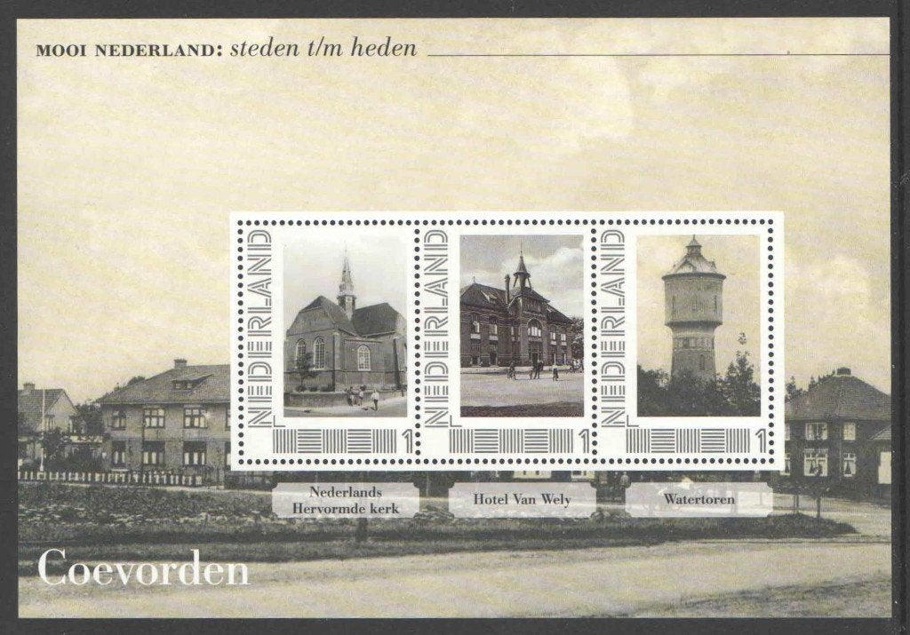Mooi Nederland Steden t/m Heden: Coevorden 1, Ophalen of Verzenden, Na 1940, Postfris