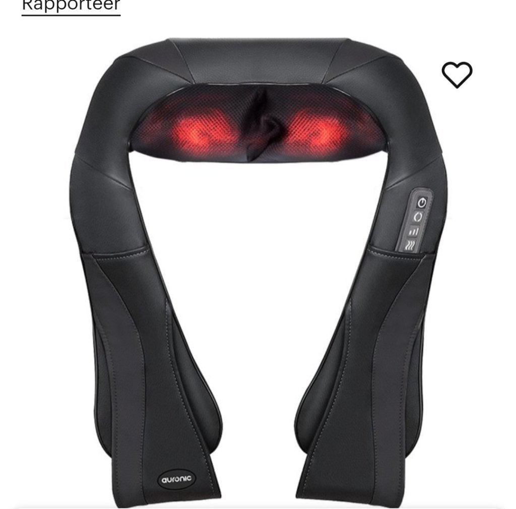 Auronic massage nek kussen, Ophalen of Verzenden, Zo goed als nieuw, Massagestoel of Kussen