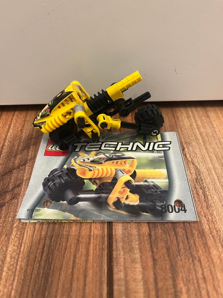 LEGO Technic 8004 Dirt Bike, Lego, Ophalen of Verzenden, Zo goed als nieuw, Technic