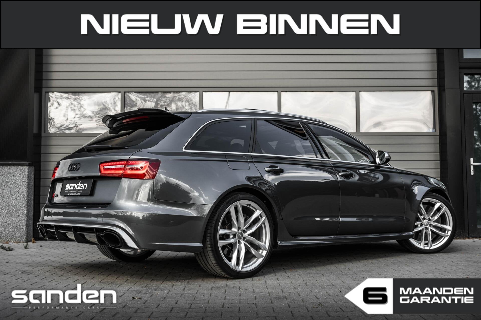 Audi RS6 Avant 4.0TFSI quattro|keramisch|Pano|Milltek|Carbon, Auto's, Automaat, Euro 5, Vierwielaandrijving, 3993 cc