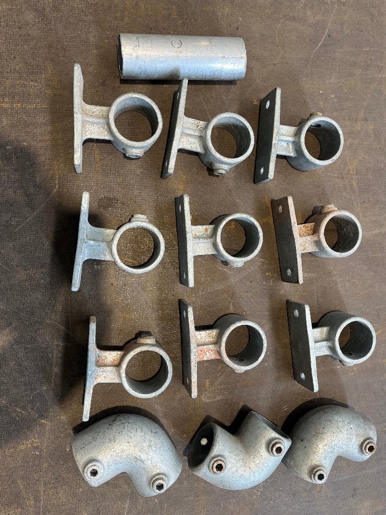 buiskoppelingen oogdeel leuningdrager 48.3 mm, Ophalen of Verzenden, Nieuw, 250 mm of meer, Overige typen